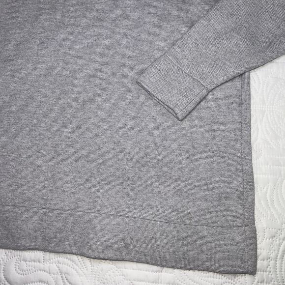 COS Sweater Womens EUR Size M Gray Mock Neck Knit Cotton-Wool Blend Minimalist - Picture 15 of 15
